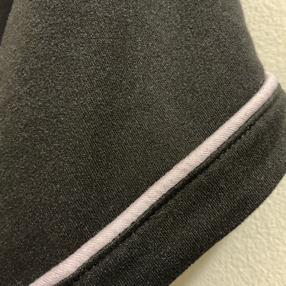 Women's Black Pajama / Loungewear Set with Lavender colored Trim - Picture 4 of 14